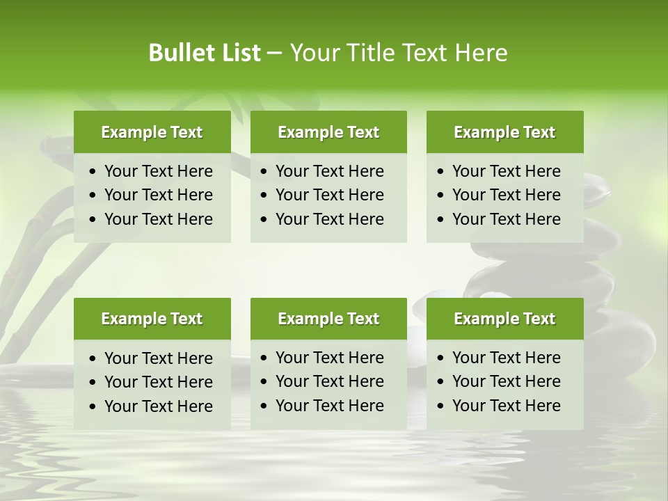 Row Symbol Zen PowerPoint Template
