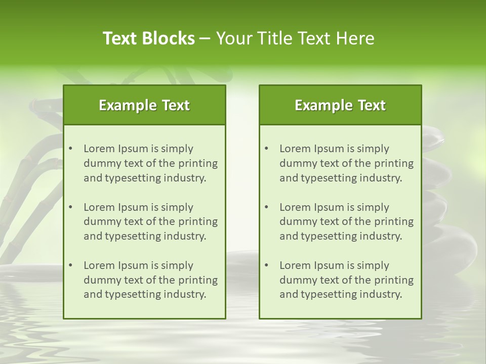 Row Symbol Zen PowerPoint Template