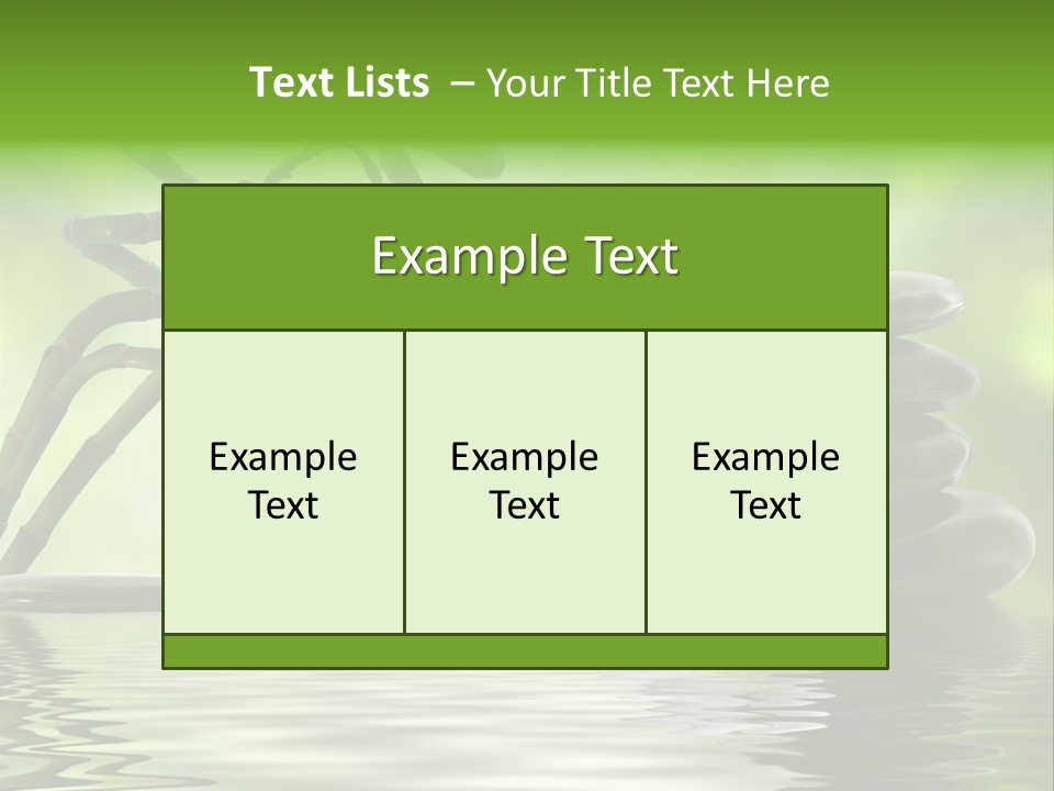 Row Symbol Zen PowerPoint Template