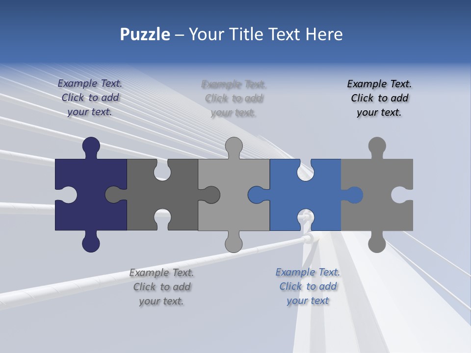 Bridge Stable Spanning PowerPoint Template