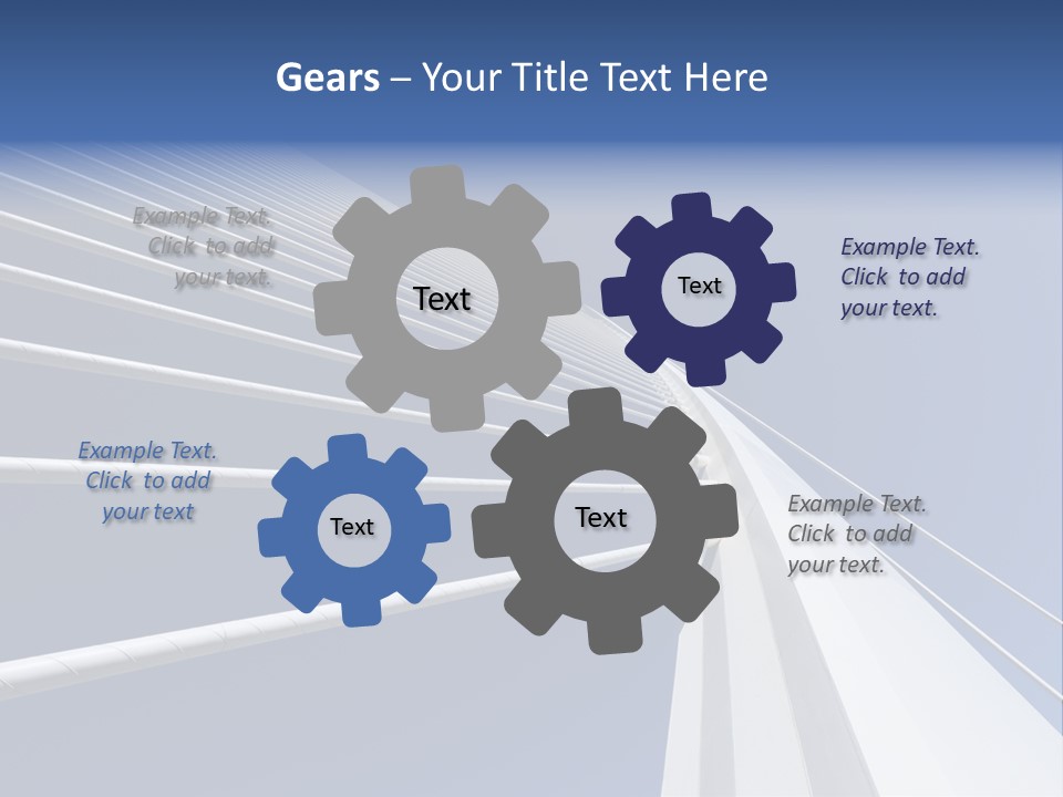 Bridge Stable Spanning PowerPoint Template