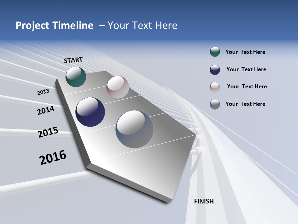 Bridge Stable Spanning PowerPoint Template