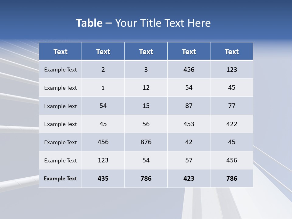 Bridge Stable Spanning PowerPoint Template