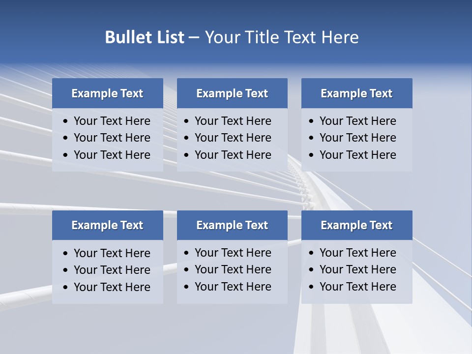 Bridge Stable Spanning PowerPoint Template