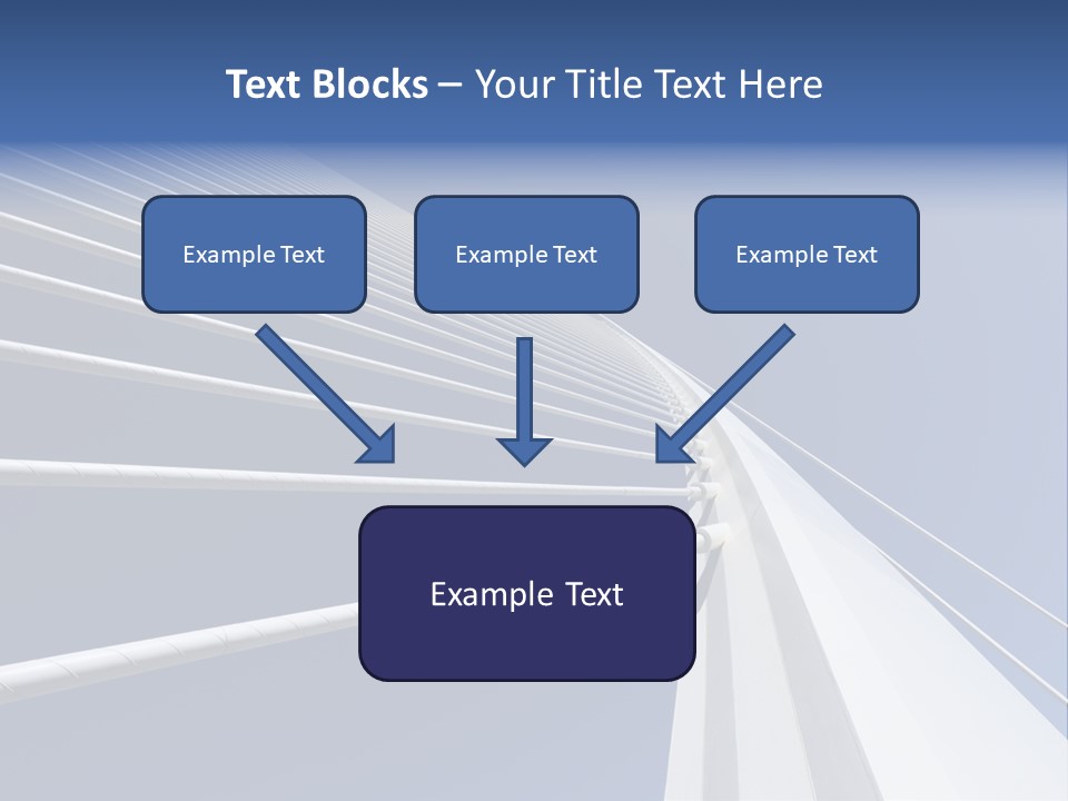 Bridge Stable Spanning PowerPoint Template