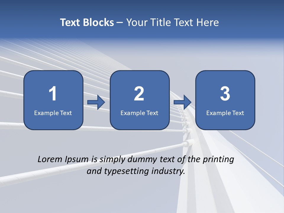 Bridge Stable Spanning PowerPoint Template