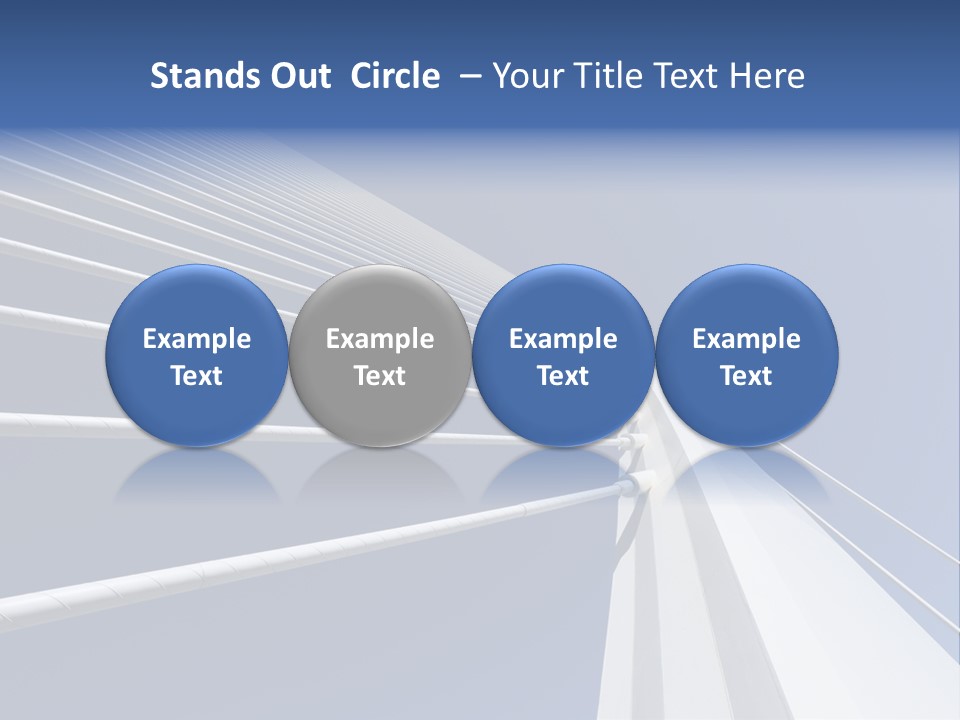 Bridge Stable Spanning PowerPoint Template