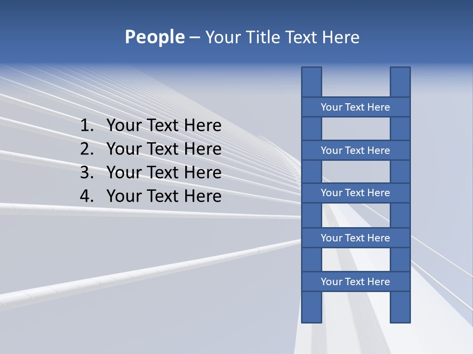 Bridge Stable Spanning PowerPoint Template