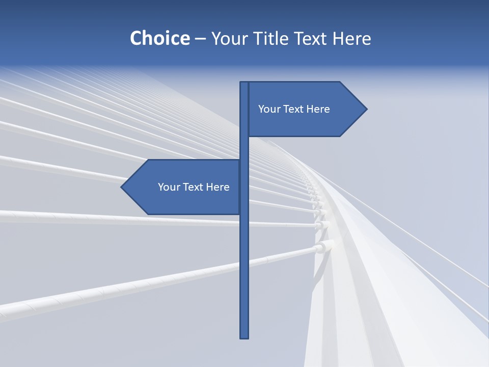 Bridge Stable Spanning PowerPoint Template