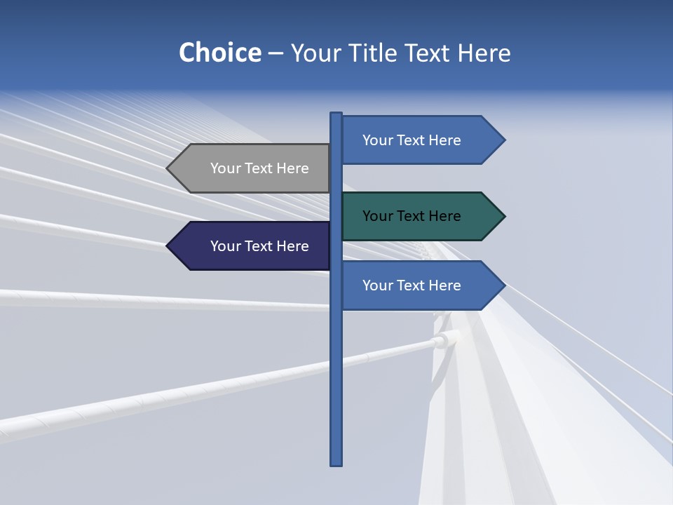 Bridge Stable Spanning PowerPoint Template