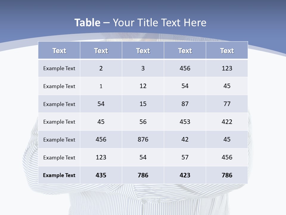 Suit Office Background PowerPoint Template