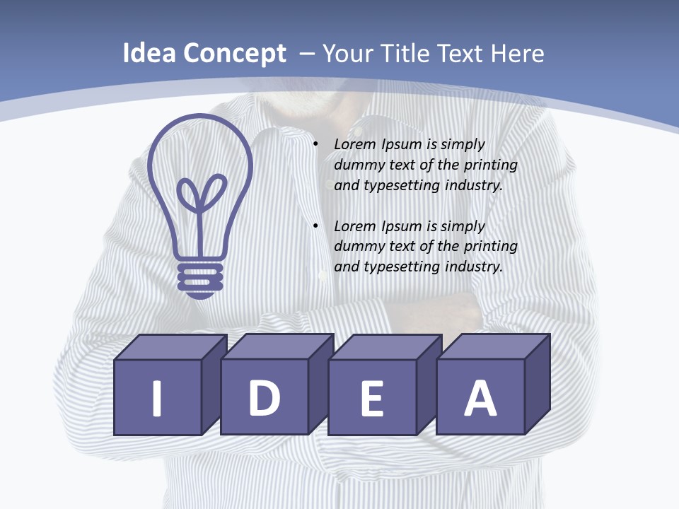 Suit Office Background PowerPoint Template