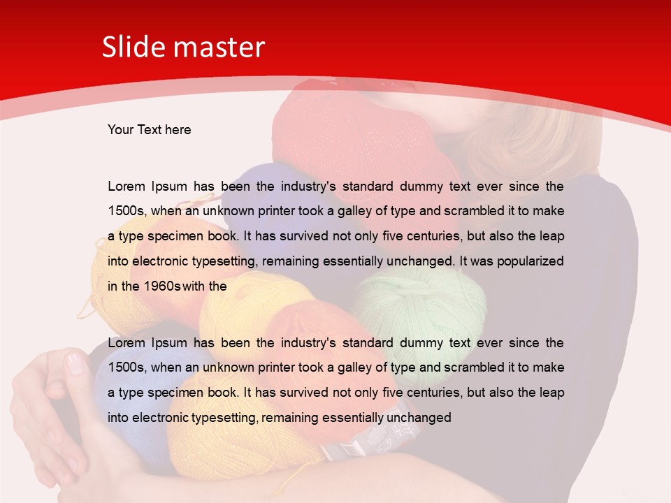 Hands Happiness Hobby PowerPoint Template