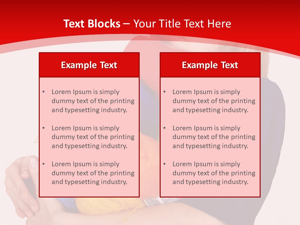 Hands Happiness Hobby PowerPoint Template