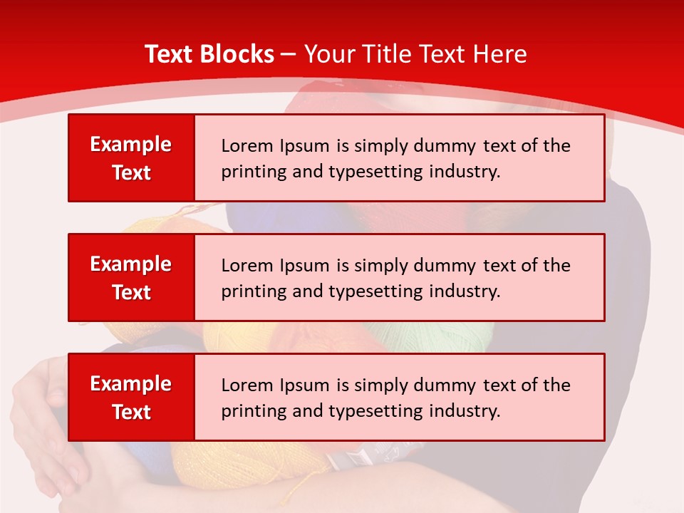 Hands Happiness Hobby PowerPoint Template