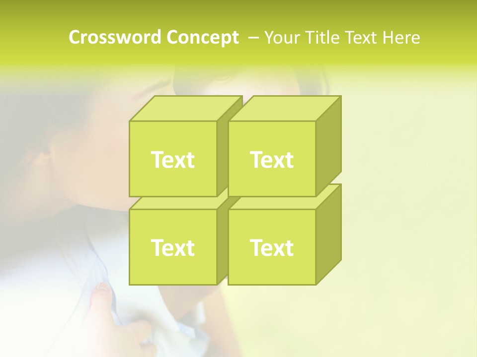 Athlete Y Chest PowerPoint Template