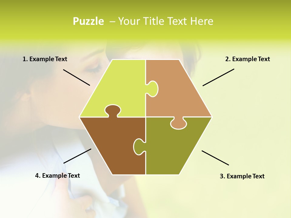 Athlete Y Chest PowerPoint Template