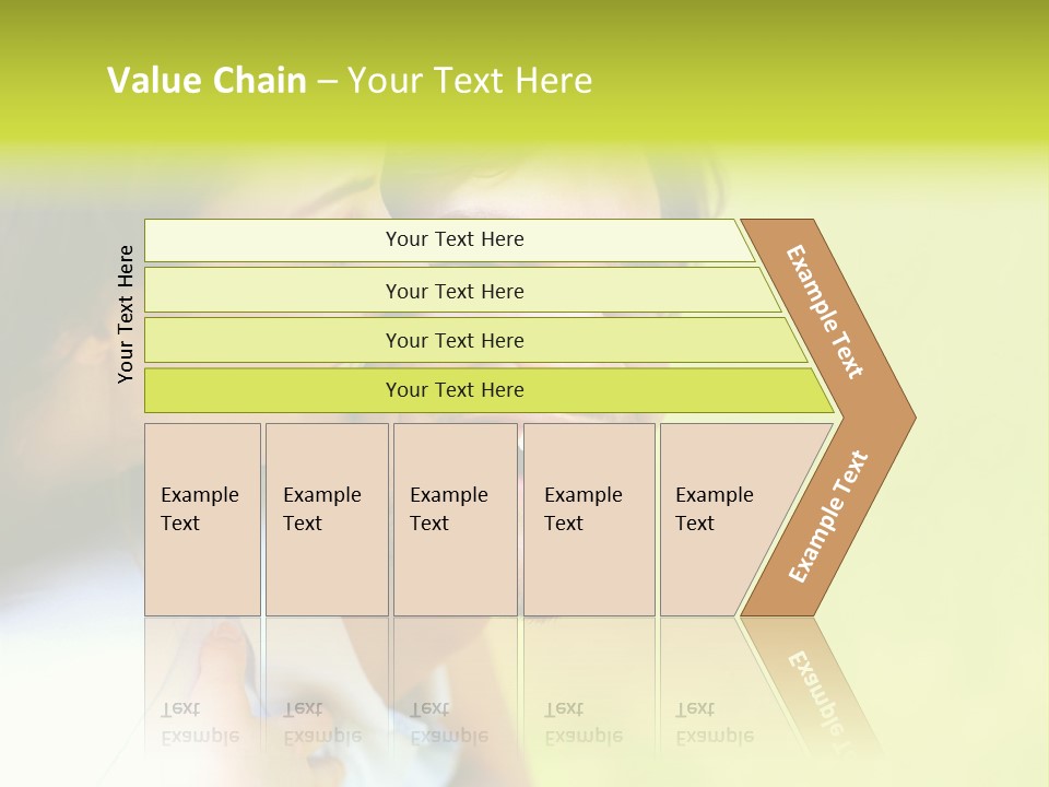 Athlete Y Chest PowerPoint Template