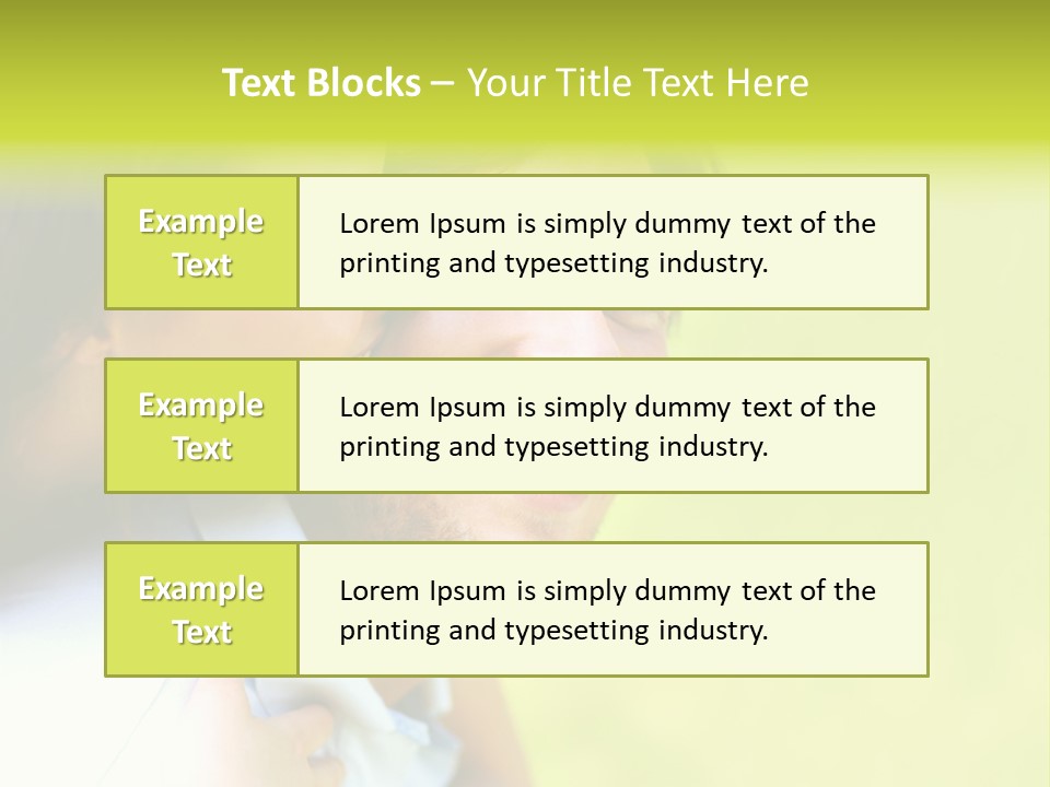 Athlete Y Chest PowerPoint Template