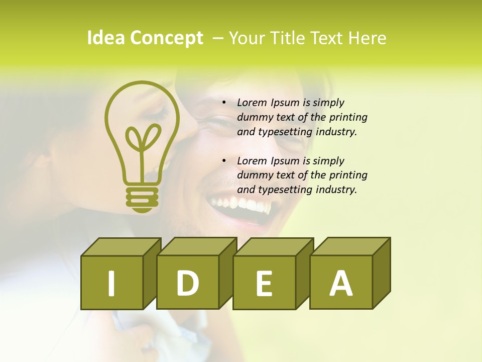 Athlete Y Chest PowerPoint Template