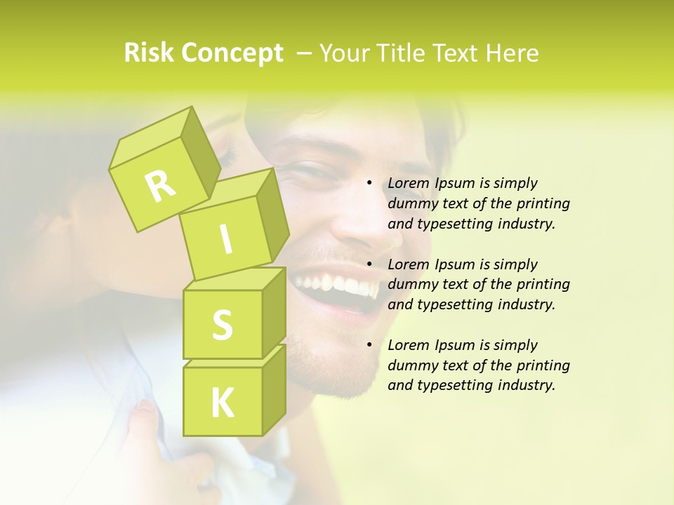 Athlete Y Chest PowerPoint Template