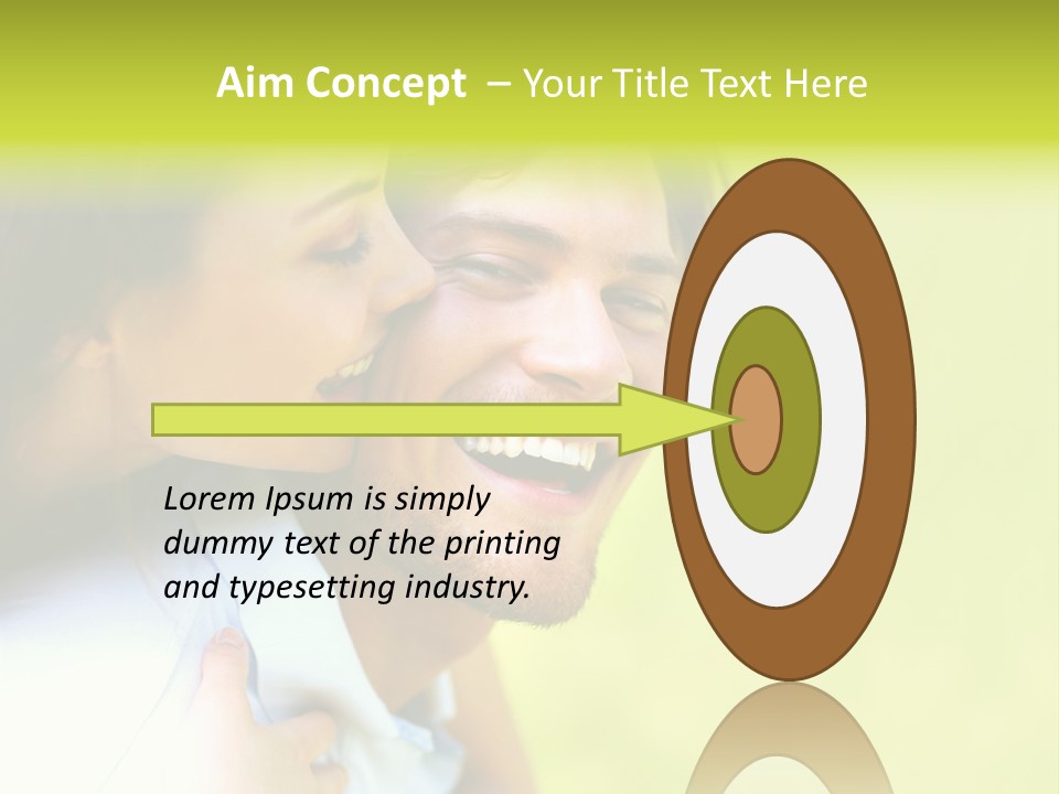 Athlete Y Chest PowerPoint Template