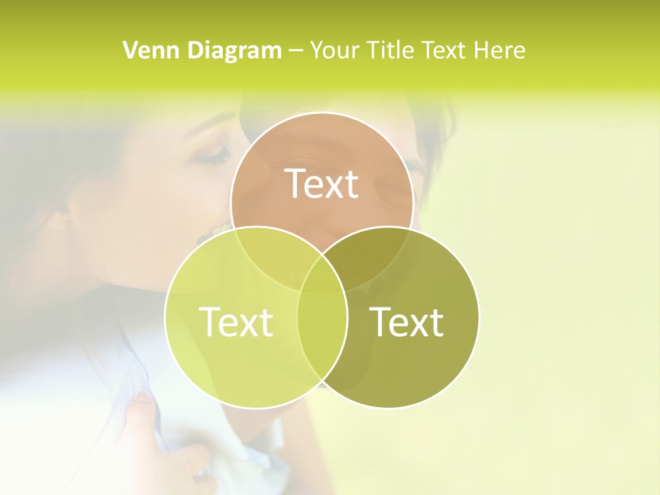 Athlete Y Chest PowerPoint Template