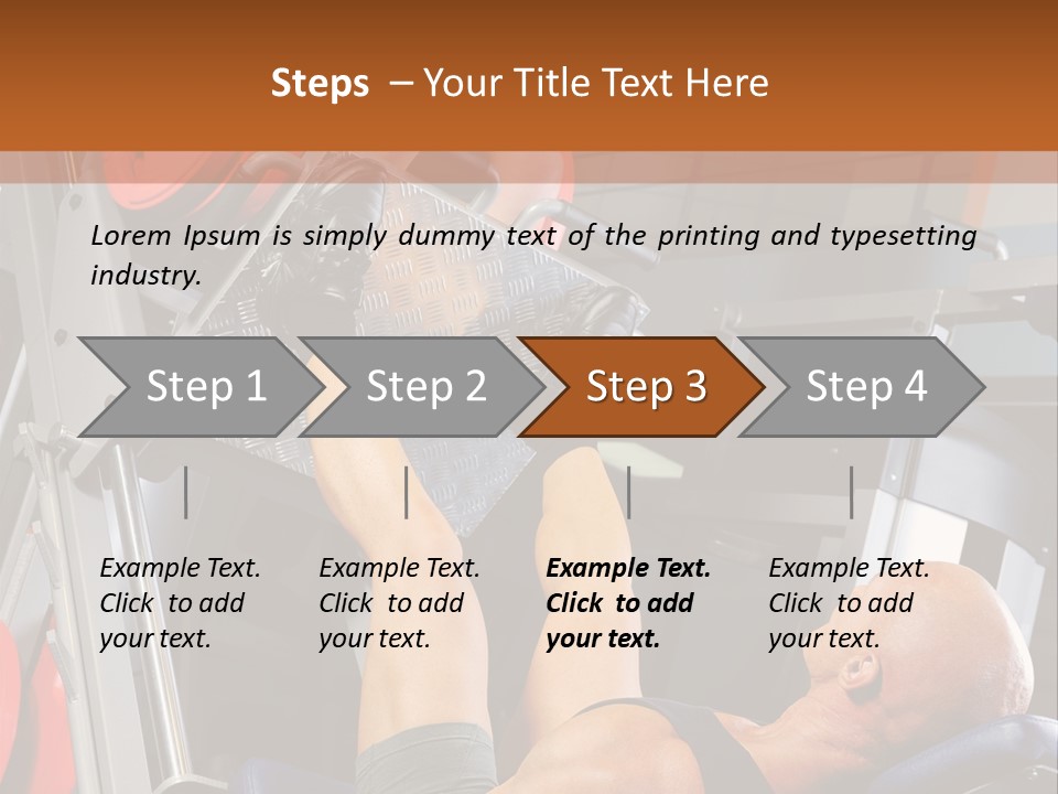 Body Abdomen Leg PowerPoint Template