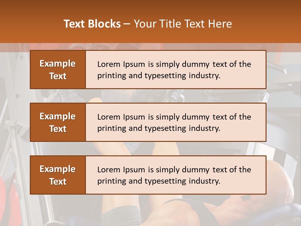 Body Abdomen Leg PowerPoint Template