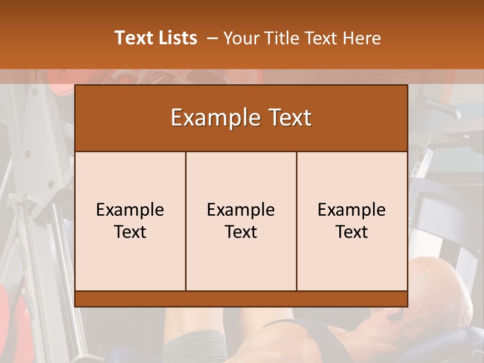 Body Abdomen Leg PowerPoint Template