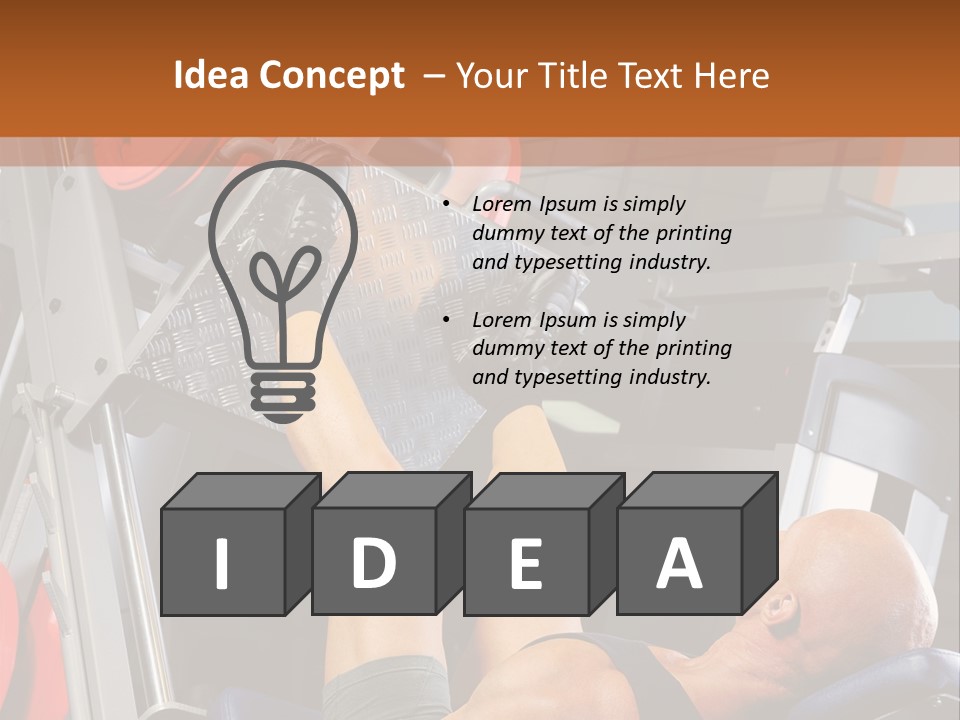 Body Abdomen Leg PowerPoint Template