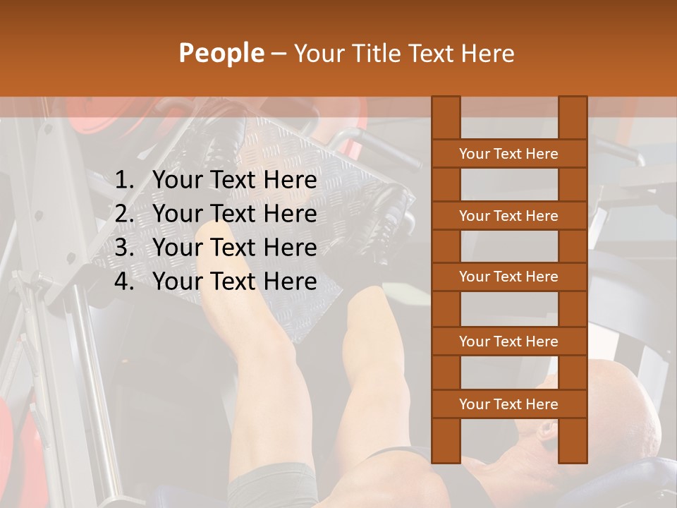 Body Abdomen Leg PowerPoint Template