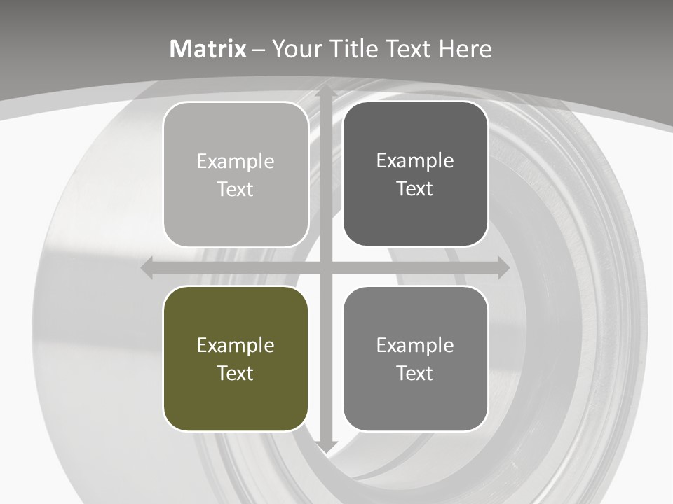 Repair Spare Round PowerPoint Template