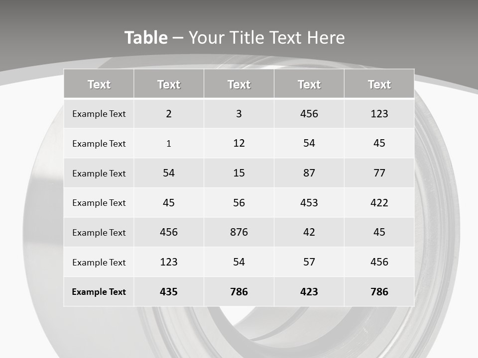Repair Spare Round PowerPoint Template