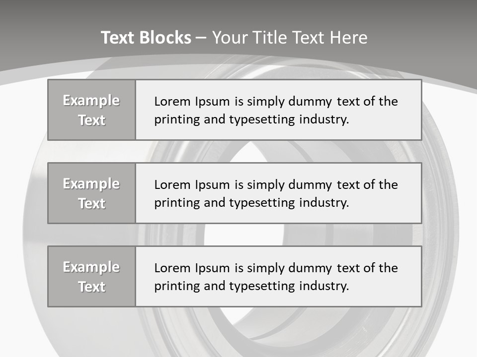 Repair Spare Round PowerPoint Template