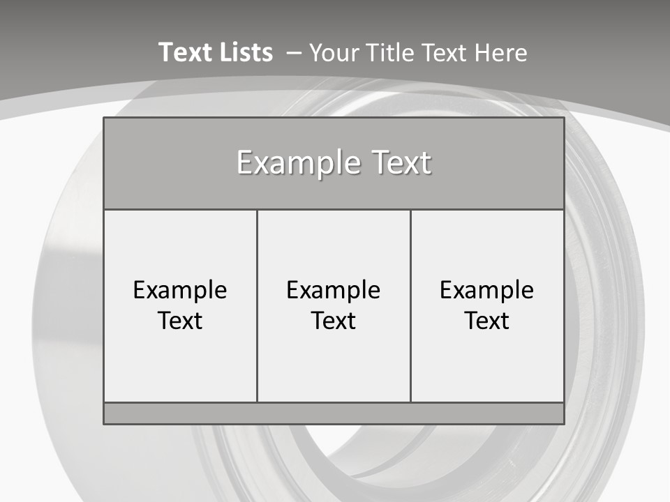 Repair Spare Round PowerPoint Template