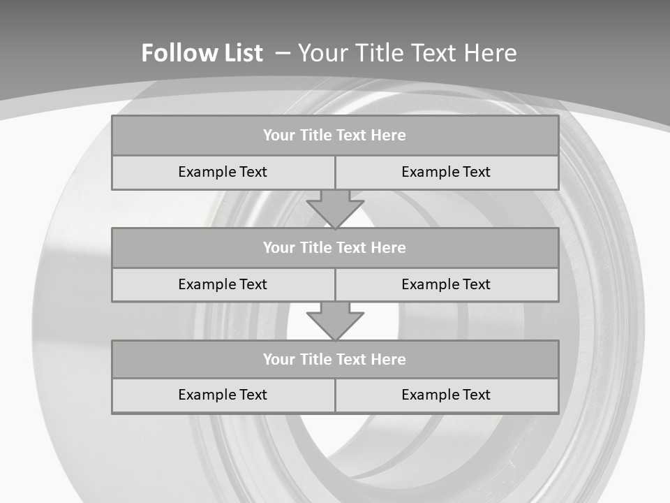 Repair Spare Round PowerPoint Template