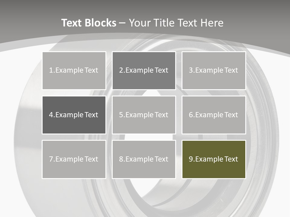 Repair Spare Round PowerPoint Template