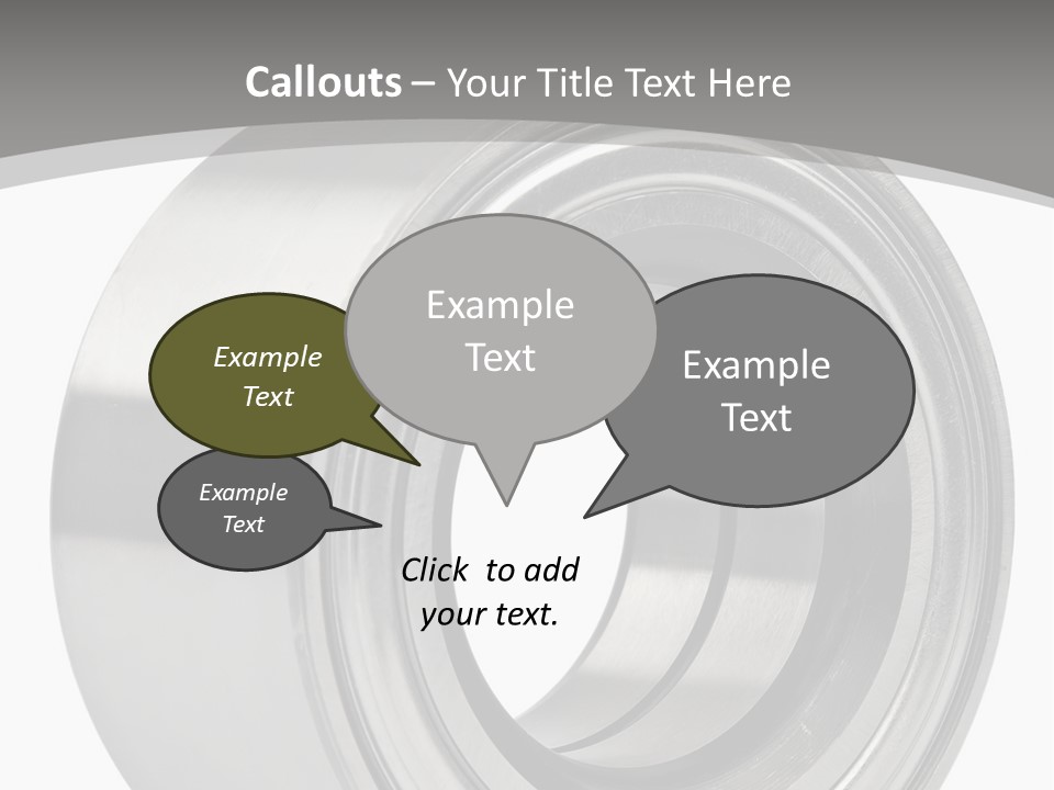 Repair Spare Round PowerPoint Template