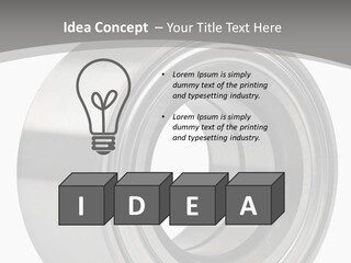 Repair Spare Round PowerPoint Template