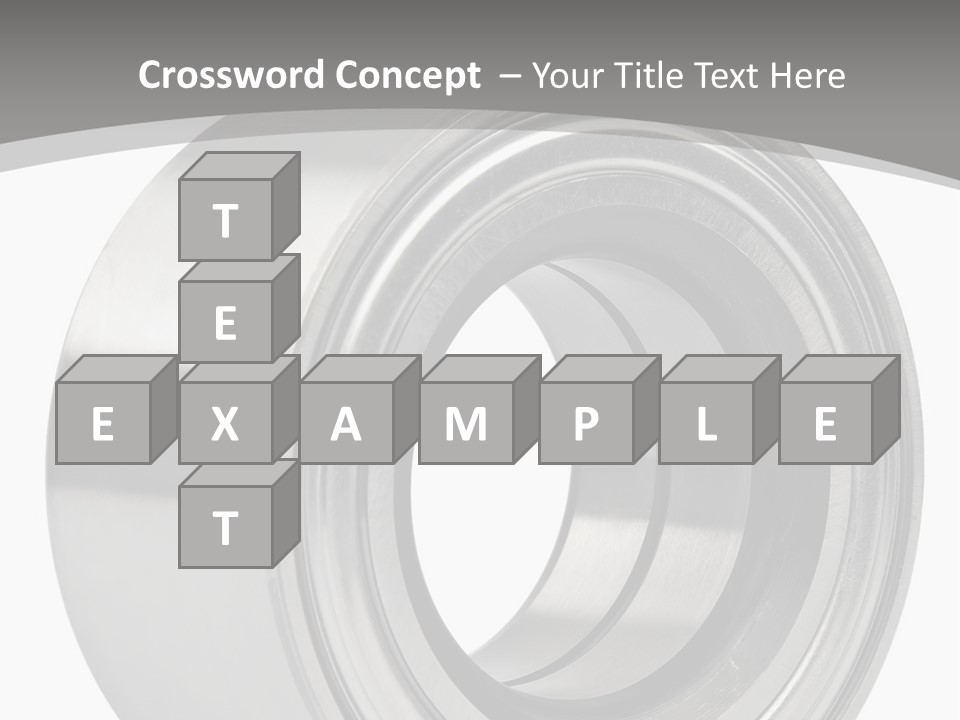 Repair Spare Round PowerPoint Template
