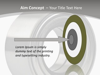Repair Spare Round PowerPoint Template