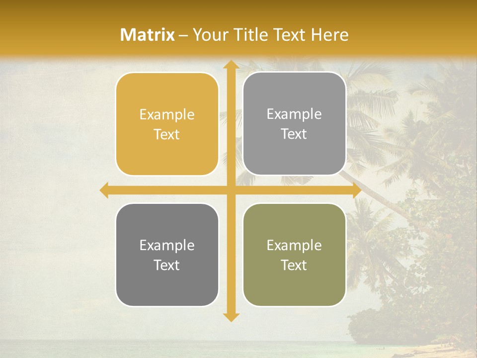 Island Shiny Tranquil PowerPoint Template