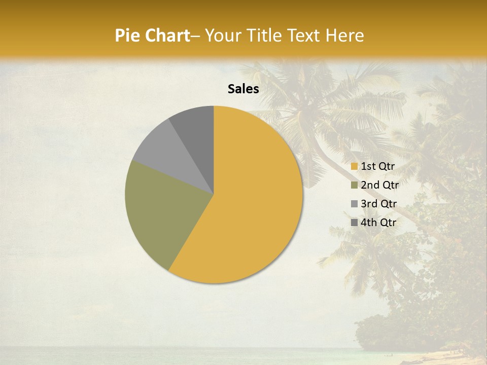 Island Shiny Tranquil PowerPoint Template