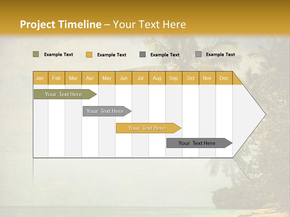 Island Shiny Tranquil PowerPoint Template