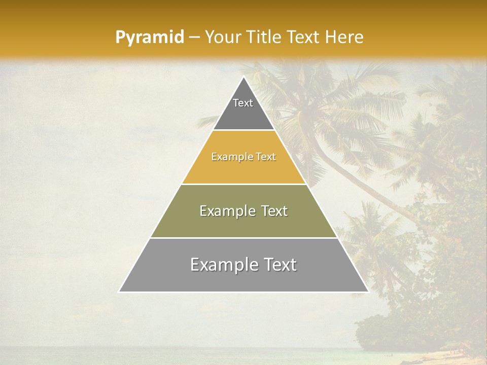 Island Shiny Tranquil PowerPoint Template