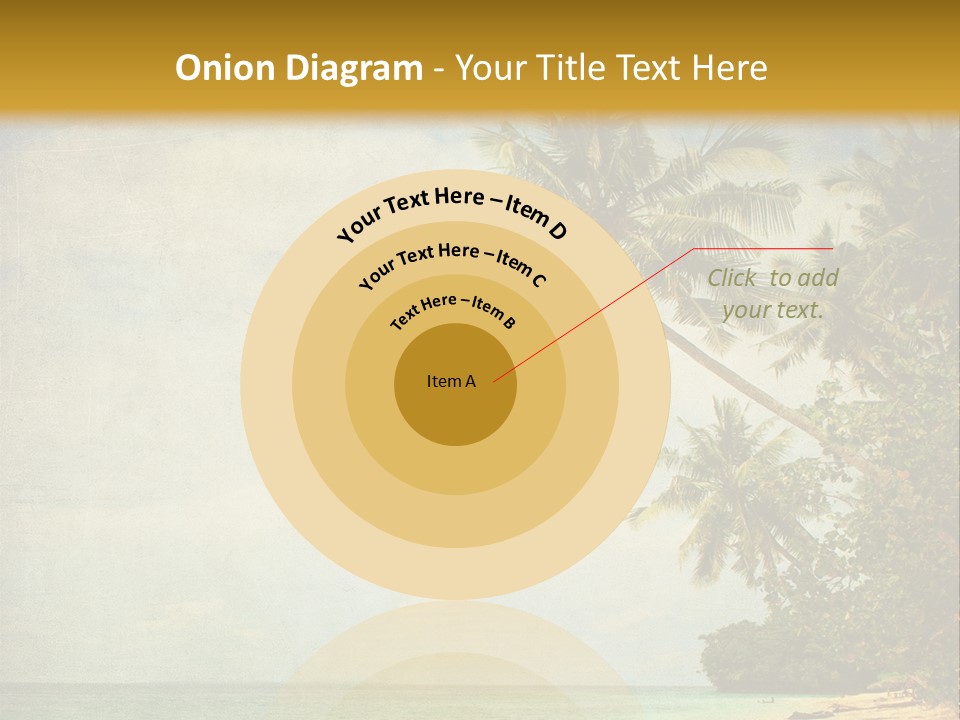 Island Shiny Tranquil PowerPoint Template