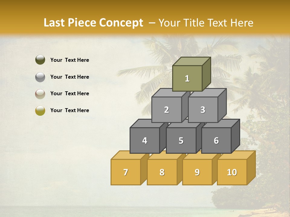 Island Shiny Tranquil PowerPoint Template