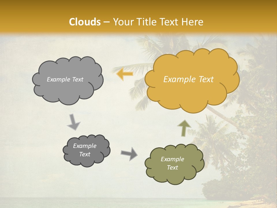 Island Shiny Tranquil PowerPoint Template