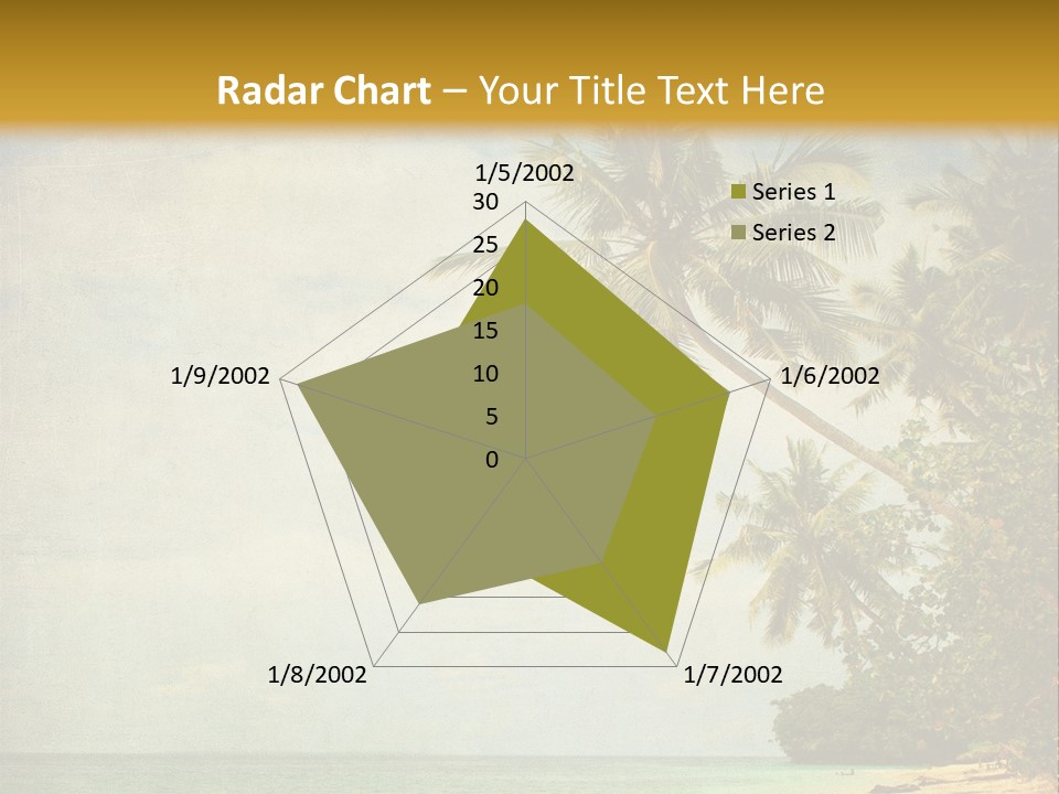 Island Shiny Tranquil PowerPoint Template